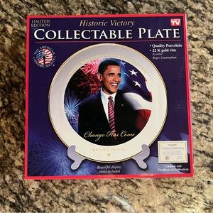 Barack Obama Collectable Plate